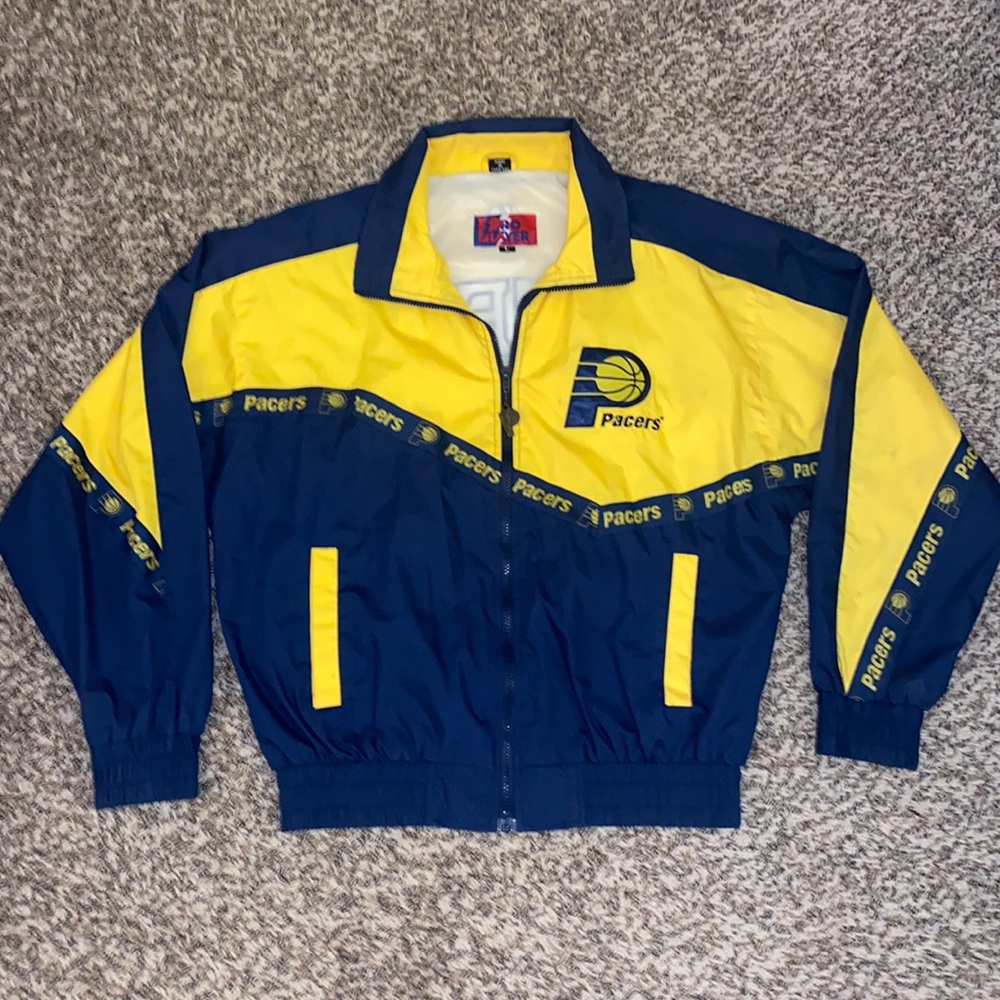 Vintage Pacers Windbreaker Jacket, Large